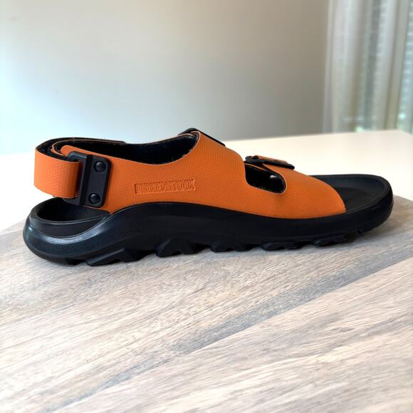 Birkenstock Tatacoa Adventure Sandals Orange Black Rugged Trail Size L9 M7 - Picture 8 of 11